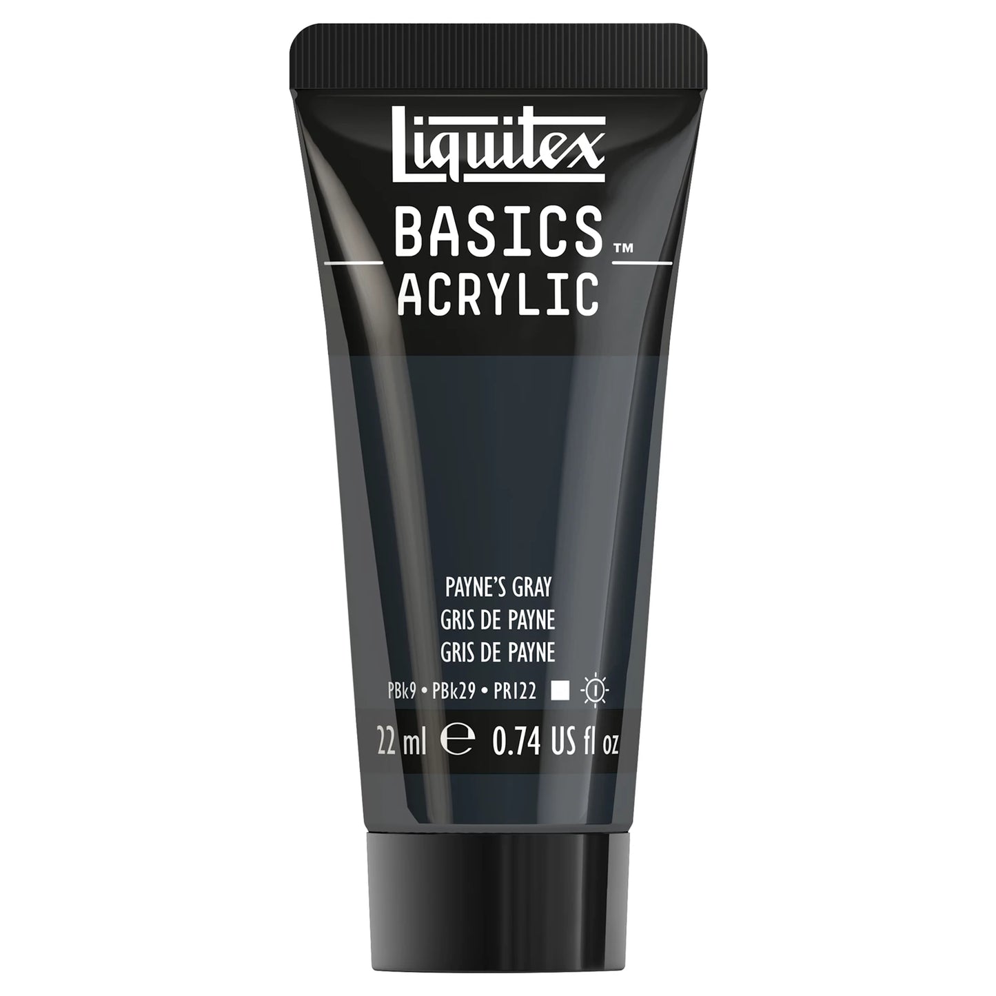 LQX BASICS COLORE ACRILICO TUBO DA 22 ML GRIGIO PAYNES