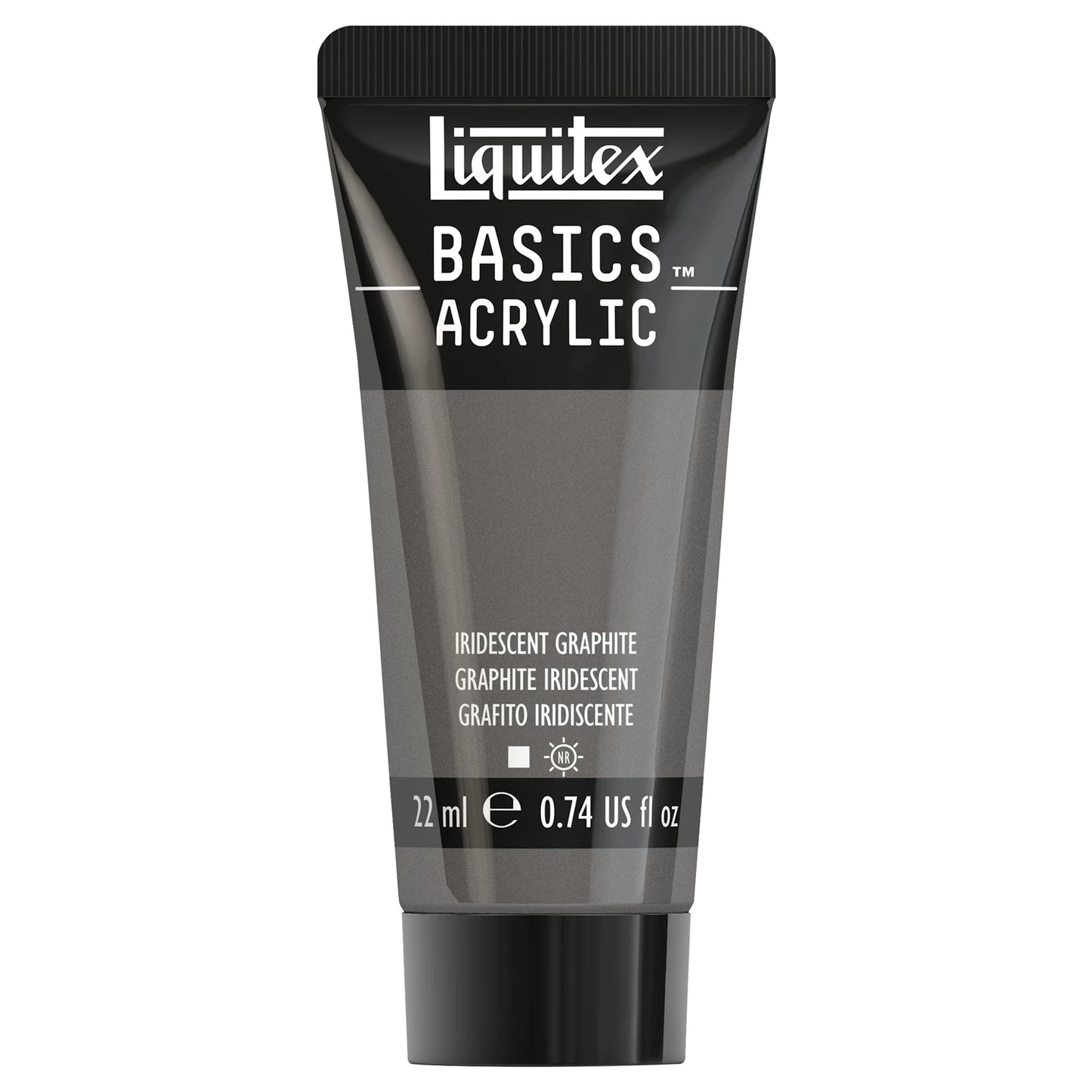 LQX BASICS COLORE ACRILICO TUBO DA 22 ML GRIGIO GRAFITE IRIS