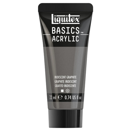 LQX BASICS COLORE ACRILICO TUBO DA 22 ML GRIGIO GRAFITE IRIS