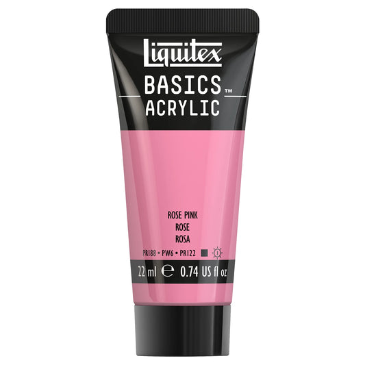 LQX BASICS COLORE ACRILICO TUBO 22ML ROSA