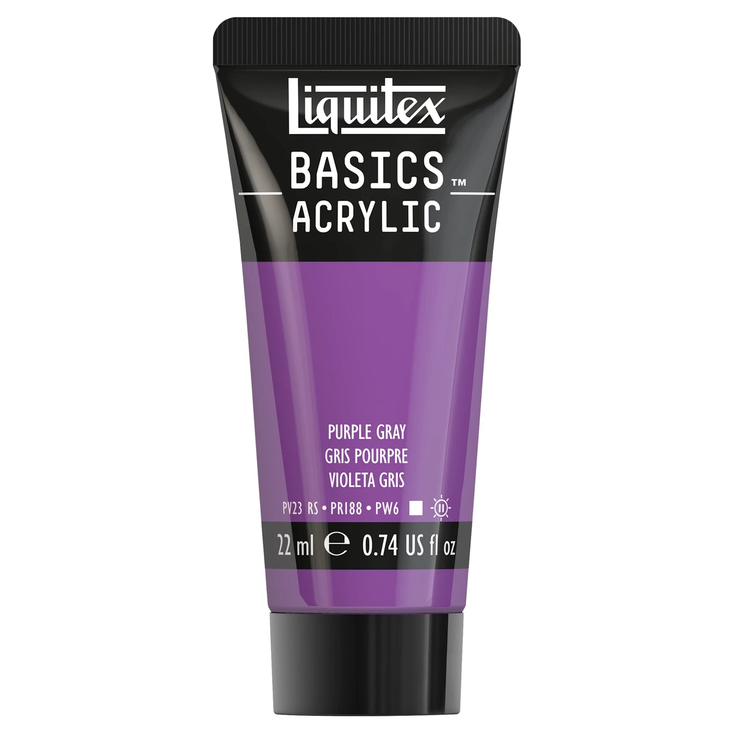 LQX BASICS COLORE ACRILICO TUBO 22ML GRIGIO LILLA