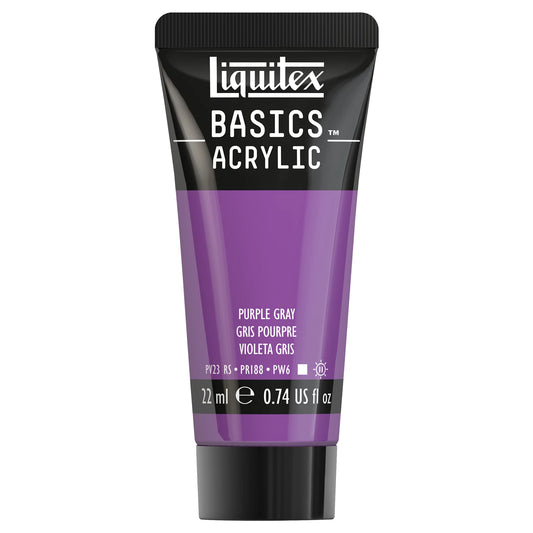 LQX BASICS COLORE ACRILICO TUBO 22ML GRIGIO LILLA