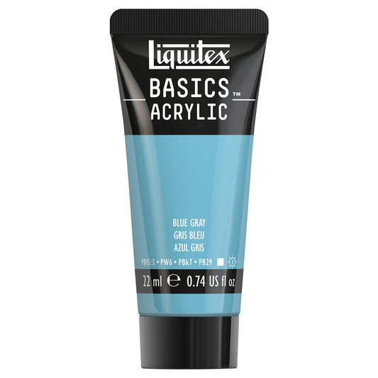 LQX BASICS COLORE ACRILICO TUBO 22ML BLU-GRIGIO