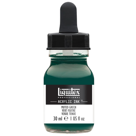 LQX PROF. INCHIOSTRO ACRILICO FLACONE DA 30 ML VERDE SOFFIATO