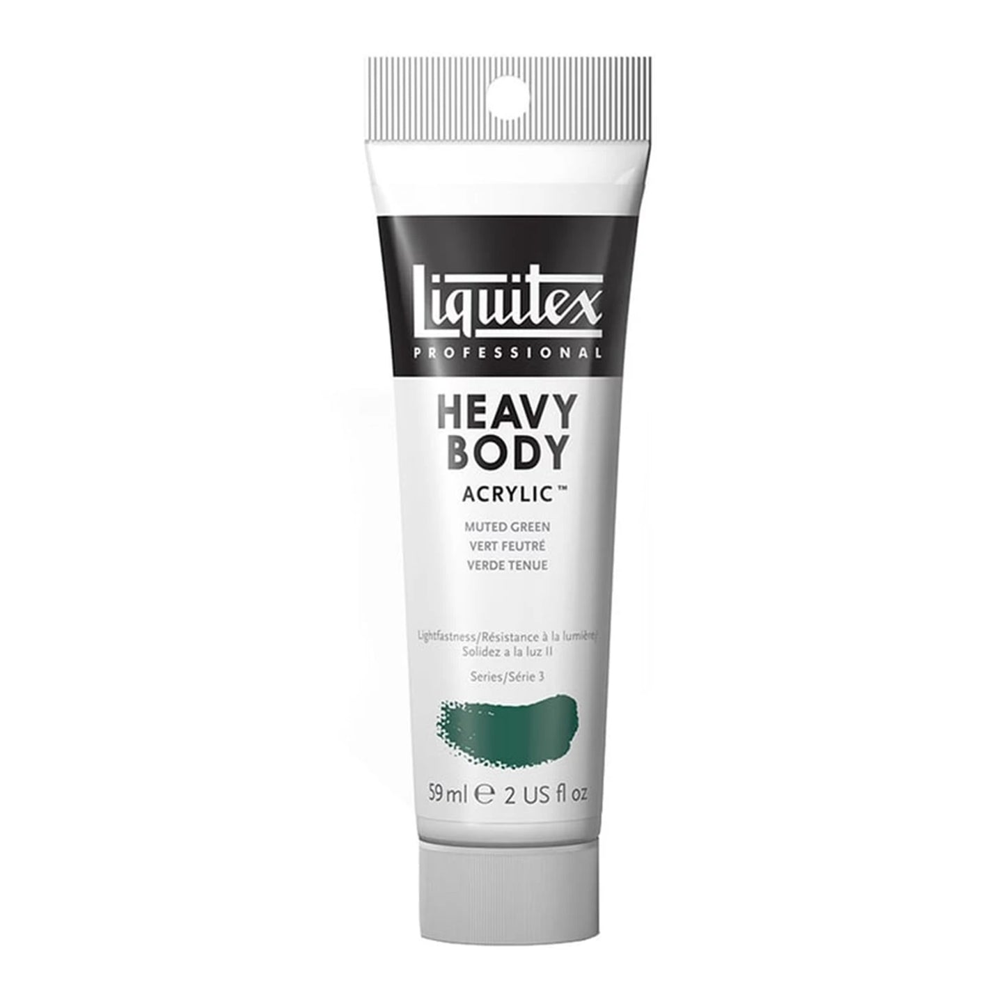 LQX PROF. VERNICE ACRILICA PER CORPO PESANTE TUBO DA 59 ML VERDE SOFFIATO