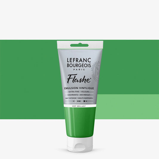 LFB FLASH ACRILICO TUBO 80ML VERDE BRILLANTE