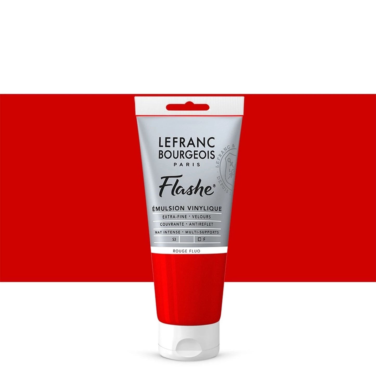 LFB FLASH ACRILICO TUBO 80ML ROSSO FLUORO