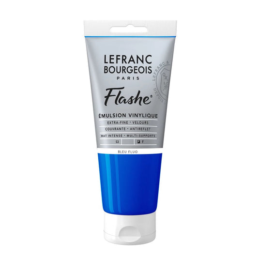 LFB FLASHE ACRILICO TUBO 80ML BLU FLUO