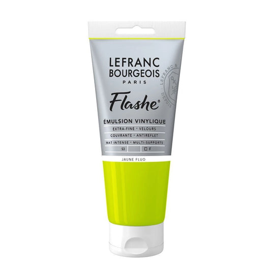 LFB FLASH ACRILICO TUBO 80ML GIALLO FLUO
