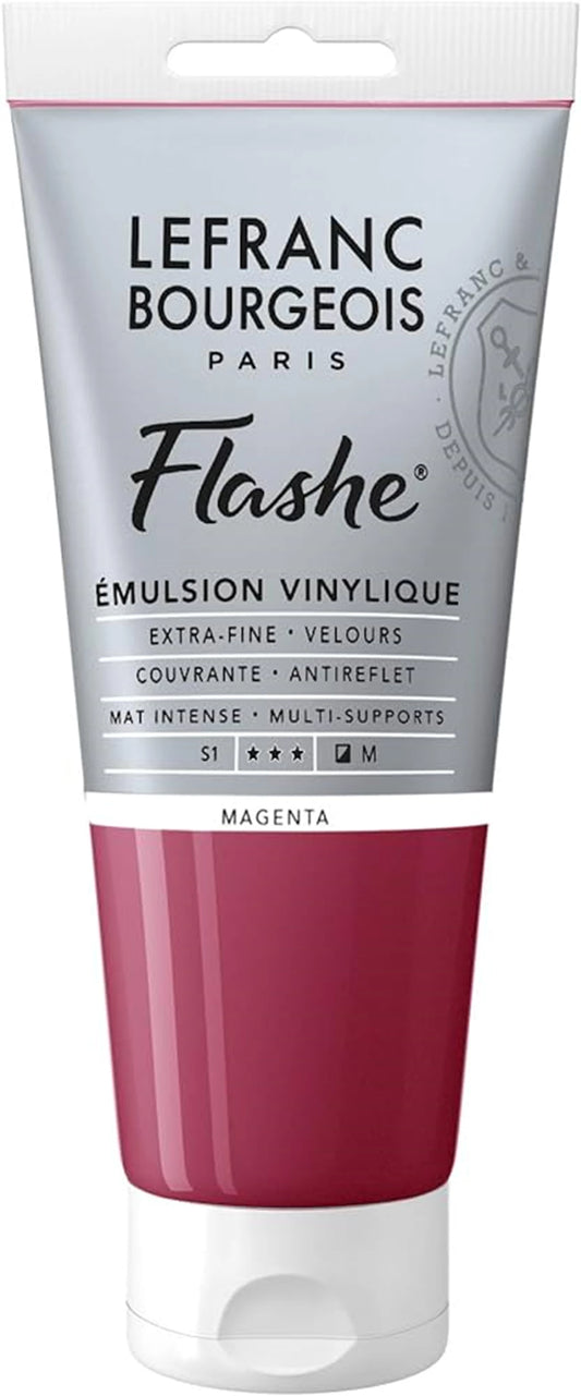 LFB FLASH ACRILICO TUBO 80ML MAGENTA