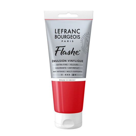 LFB FLASH ACRILICO TUBO 80ML ROSSO ORIENTALE