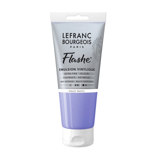 LFB FLASH ACRILICO TUBO 80ML VIOLA PASTELLO