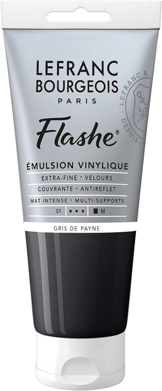 LFB FLASH ACRILICO TUBO 80ML PAYNES GRAY