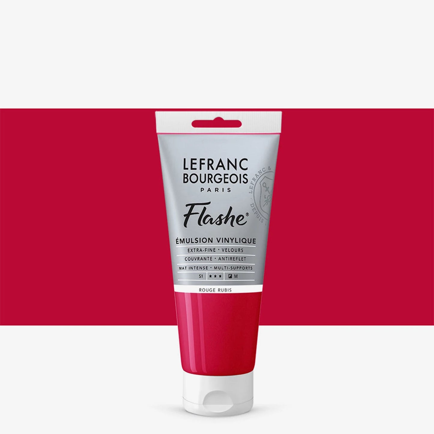 LFB FLASH ACRILICO TUBO 80ML ROSSO RUBINO