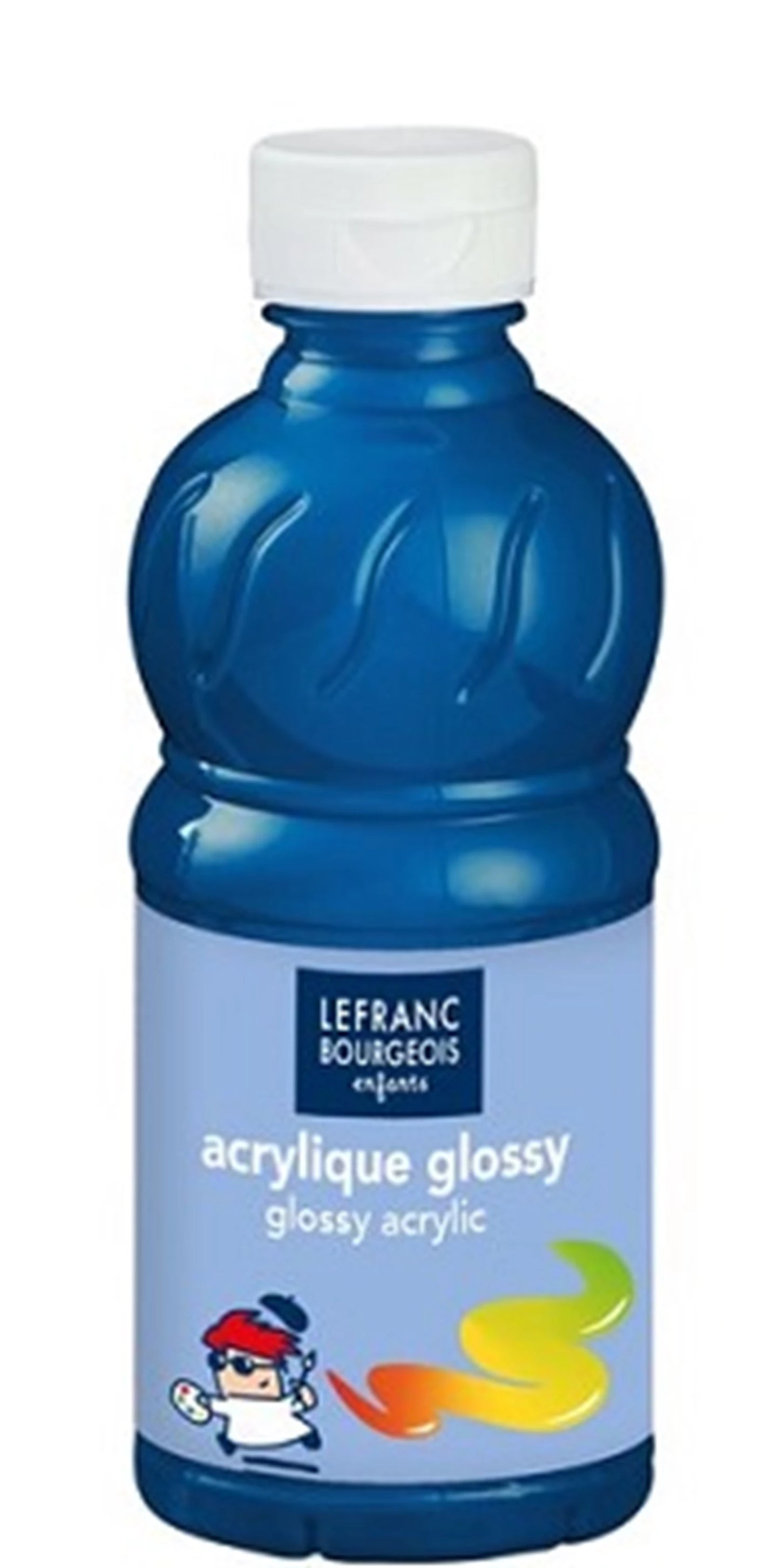 LFB COLORE ACRILICO LUCIDO FLACONE DA 250ML - BLU PRIMARIO