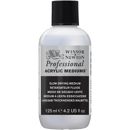 W&N PROF. MEDIUM ACRILICO PER PLASTICA A LENTA ESSICCAZIONE 125ML F