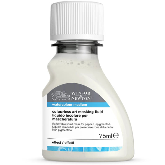 W&N MASQUIERFLÜSSIGKEIT FARBLOS FÜR AQUARELLFARBEN, 75 ML FLASCHE