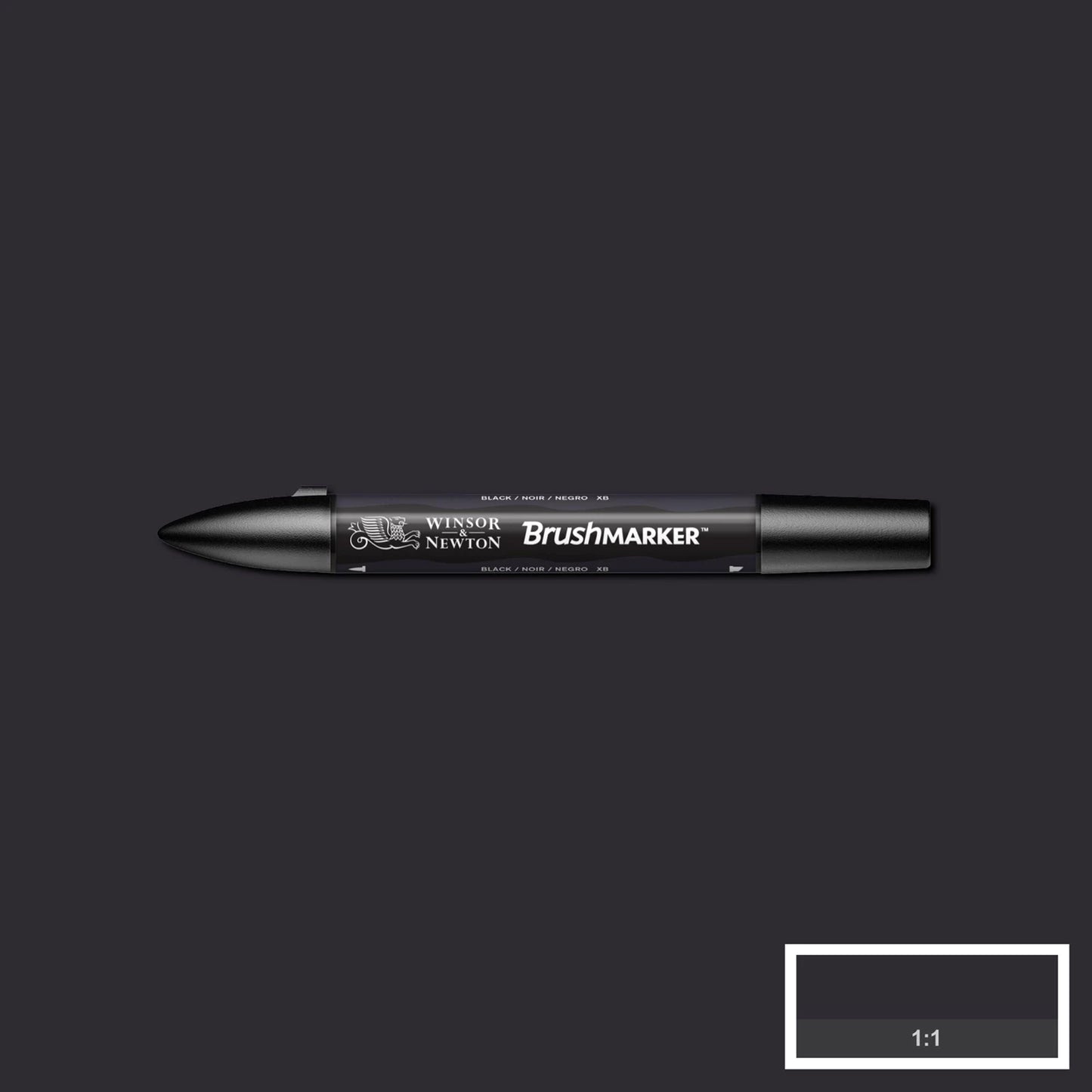 FEUTRE Pinceau W&N PROMARKER Noir (XB)