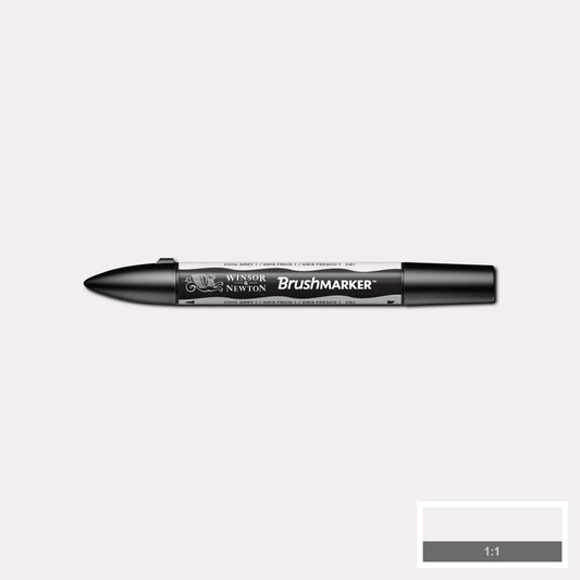 FEUTRE PINCEAU W&N PROMARKER GRIS FROID 1 (CG1)