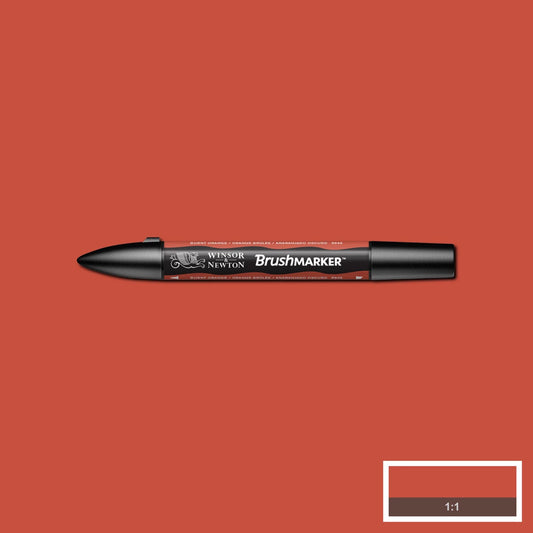 MARQUEUR PINCEAU W&N PROMARKER ORANGE BRÛLÉ (R946)