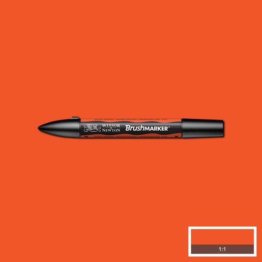 PINCEAU W&N PROMARKER BRUSH ORANGE VIF (O177)