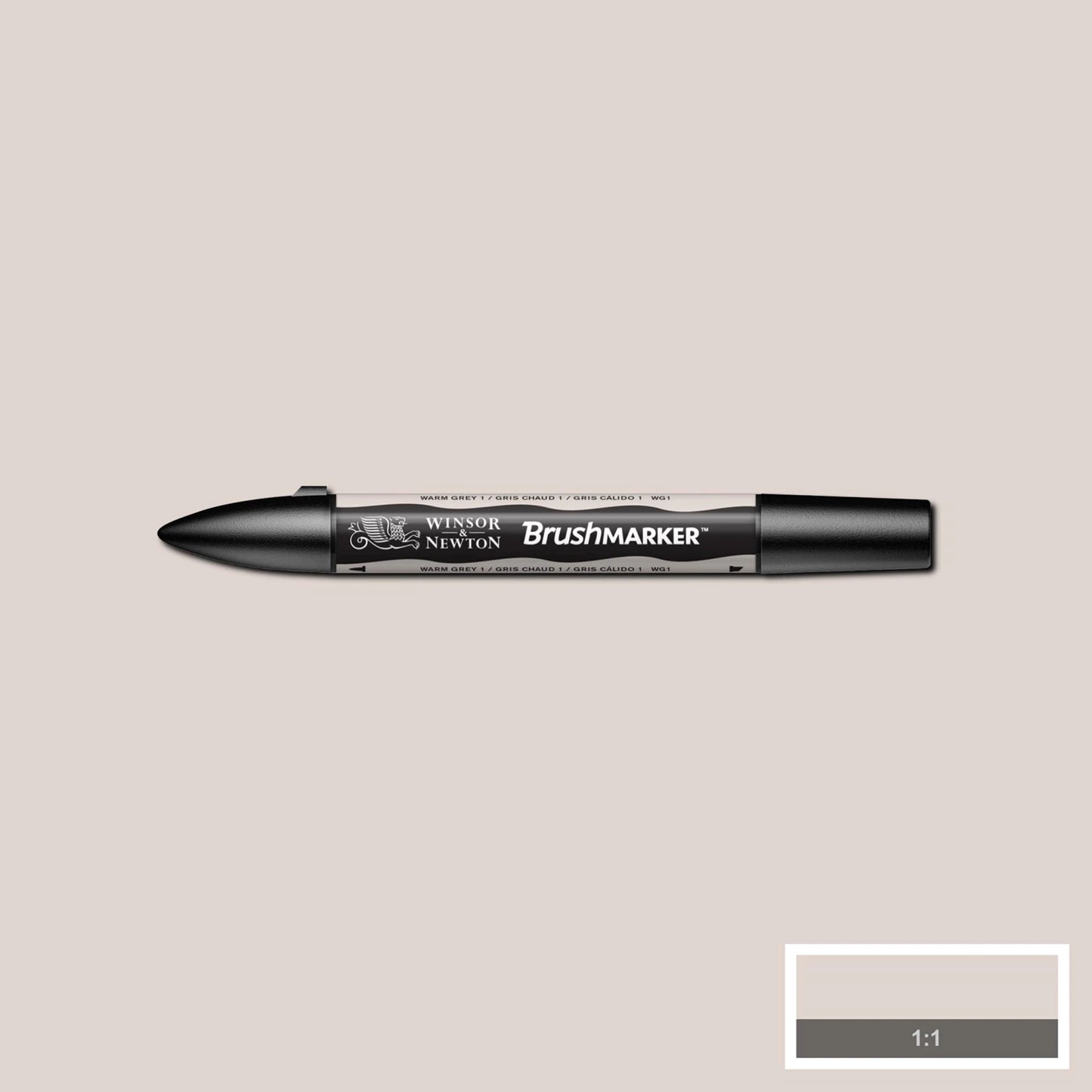 PINCEAU W&N PROMARKER GRIS CHAUD 1 (WG1)