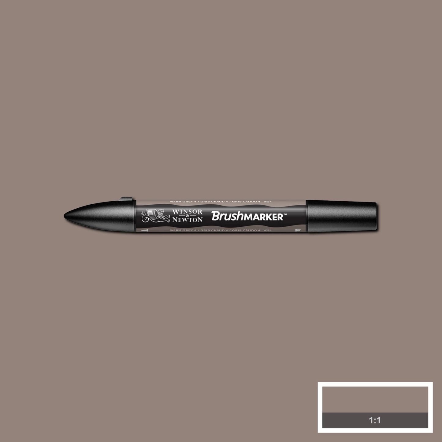 Pinsel W&N ProMarker Warmgrau 4 (WG4)