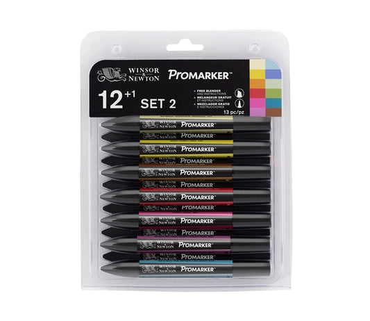 W&N PROMARKER 12+1 COFFRET 2