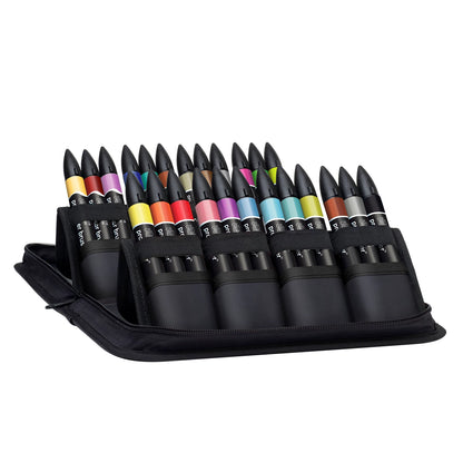 W&N PROMARKER SET DE 24 MARQUEURS ASSORTIS EN ÉTUI