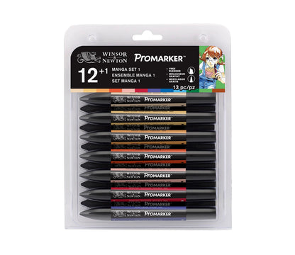 W&N PROMARKER 12+1 MANGA EXTENSION PACK 1