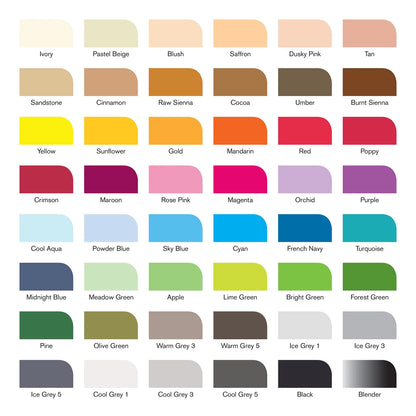 W&N PROMARKER SET DE 48 PIÈCES ASSORTIES