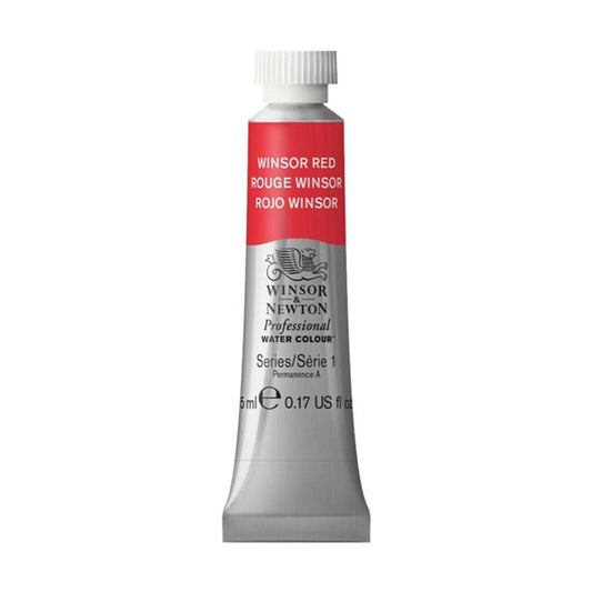 W&N PROF. AQUARELLE TUBE 5ML ROUGE FONCÉ SANS CADMIUM