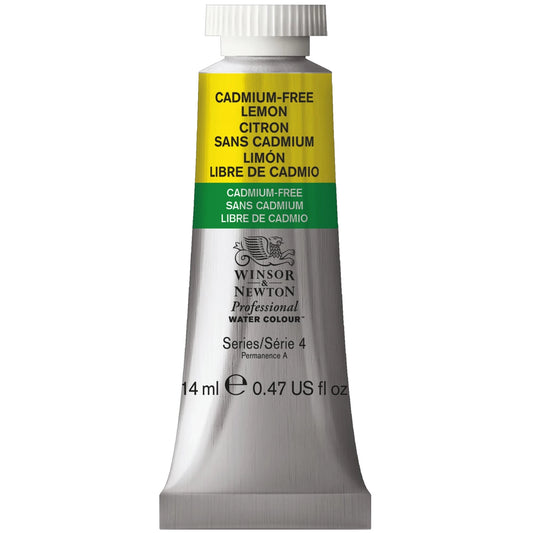 W&N PROF. AQUARELLE TUBE 14ML SANS CADMIUM CITRON
