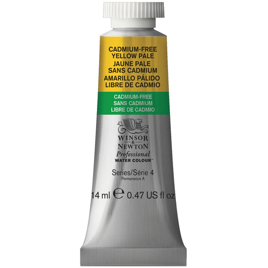 W&N PRO. AQUARELLE TUBE 14ML SANS CADMIUM JAUNE PÂLE