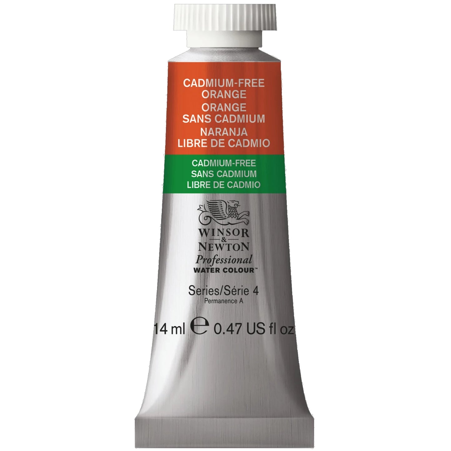 W&N AQUARELLE PROF. TUBE 14ML SANS CADMIUM ORANGE