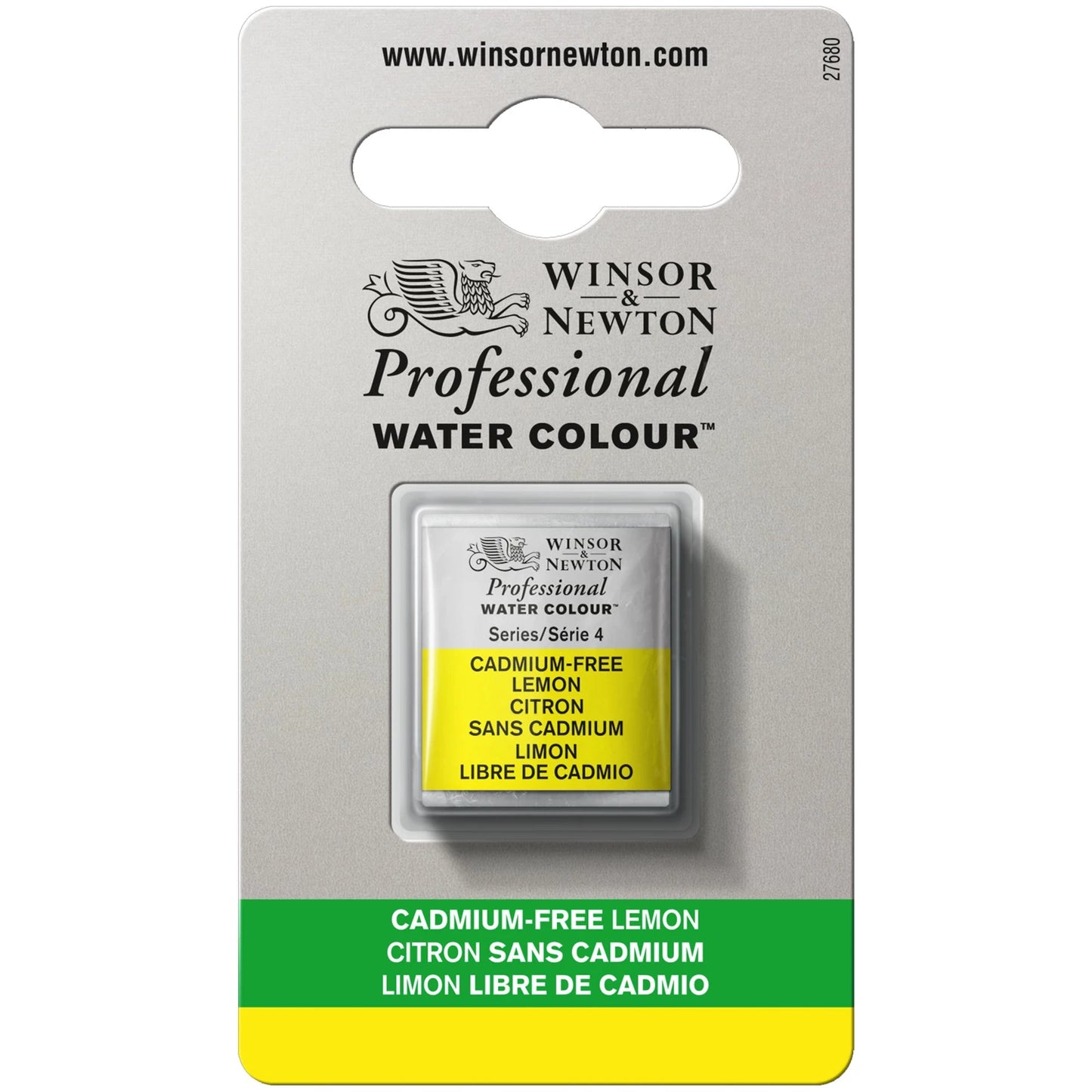 W&N AQUARELLE PROF. 1/2 GODET SANS CADMIUM CITRON
