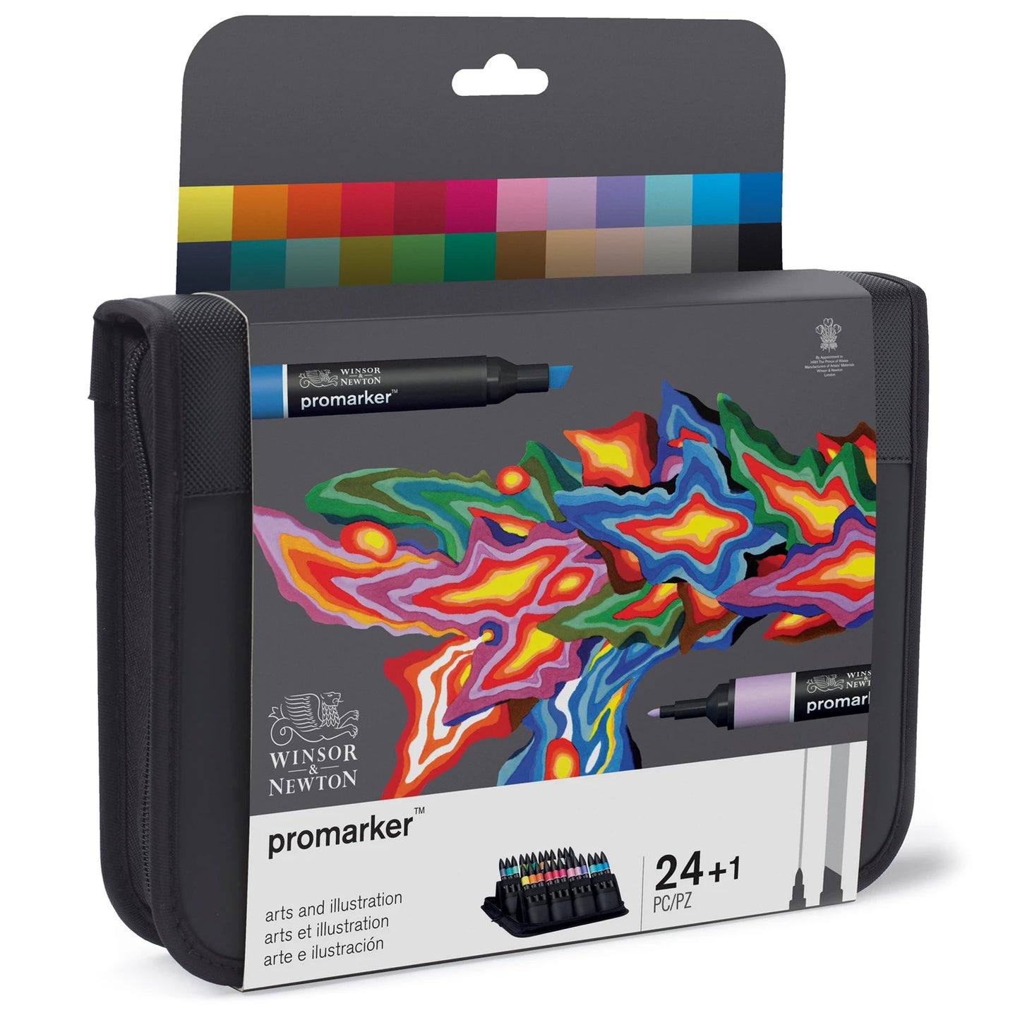 W&N PROMARKER ETUI 24ER KUNST + ILLUSTRATION