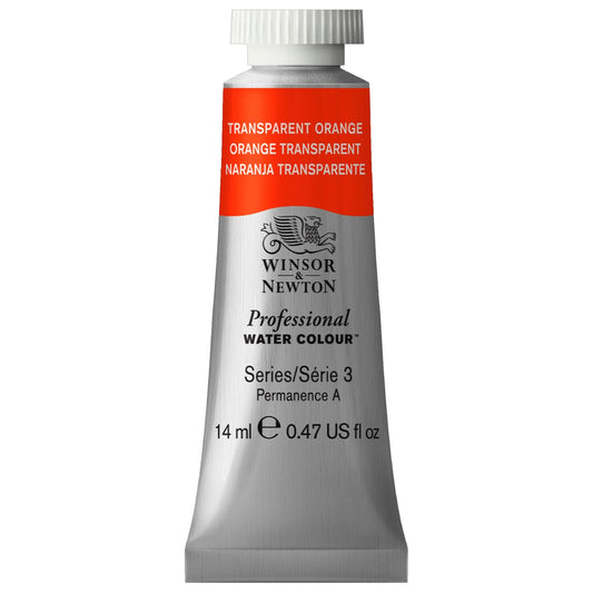 W&N PROF. AQUARELLE TUBE 14ML ORANGE TRANSPARENT