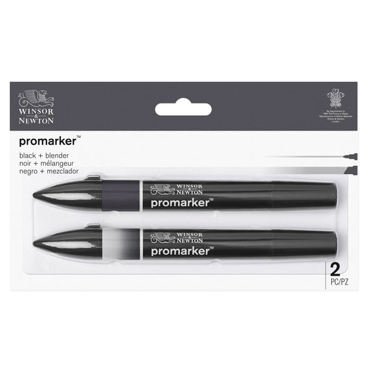 W&N PROMARKER SET NOIR + BLENDER