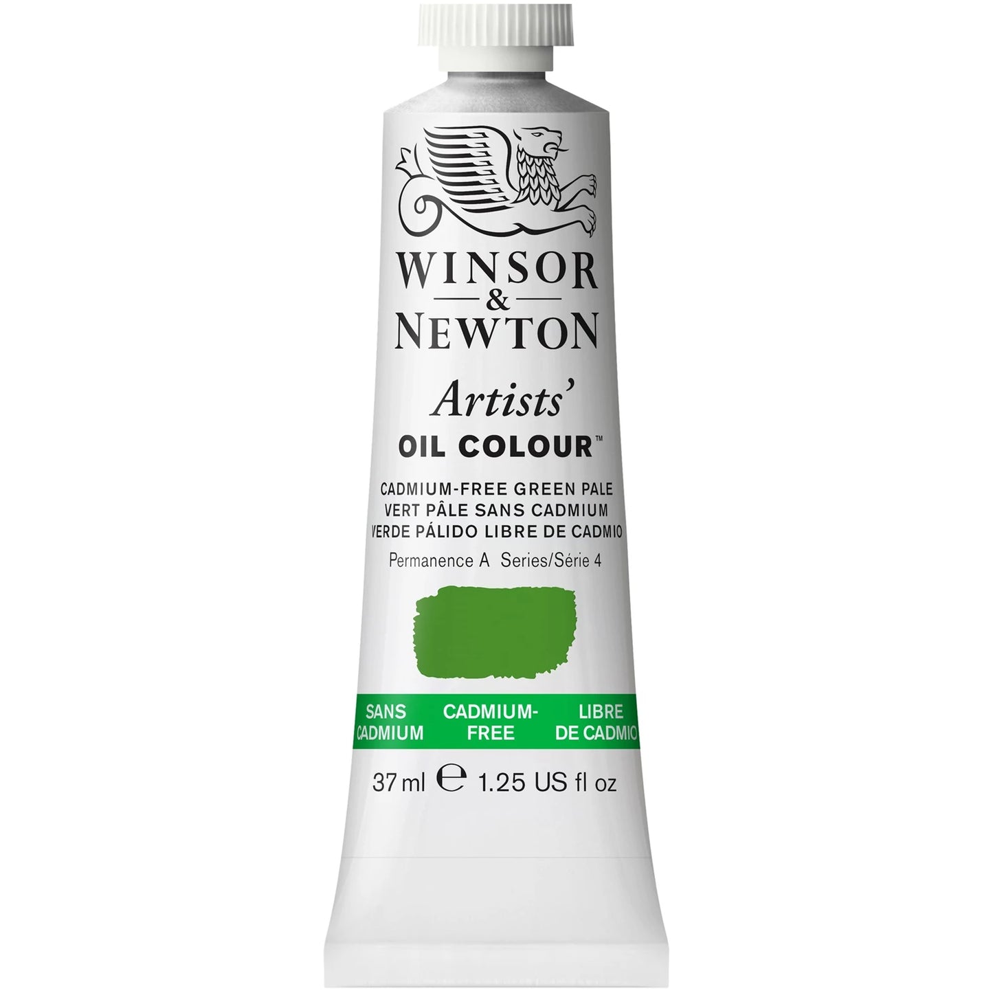 W&N HUILE EXTRA-FINE TUBE DE 37 ML SANS CADMIUM VERT CLAIR