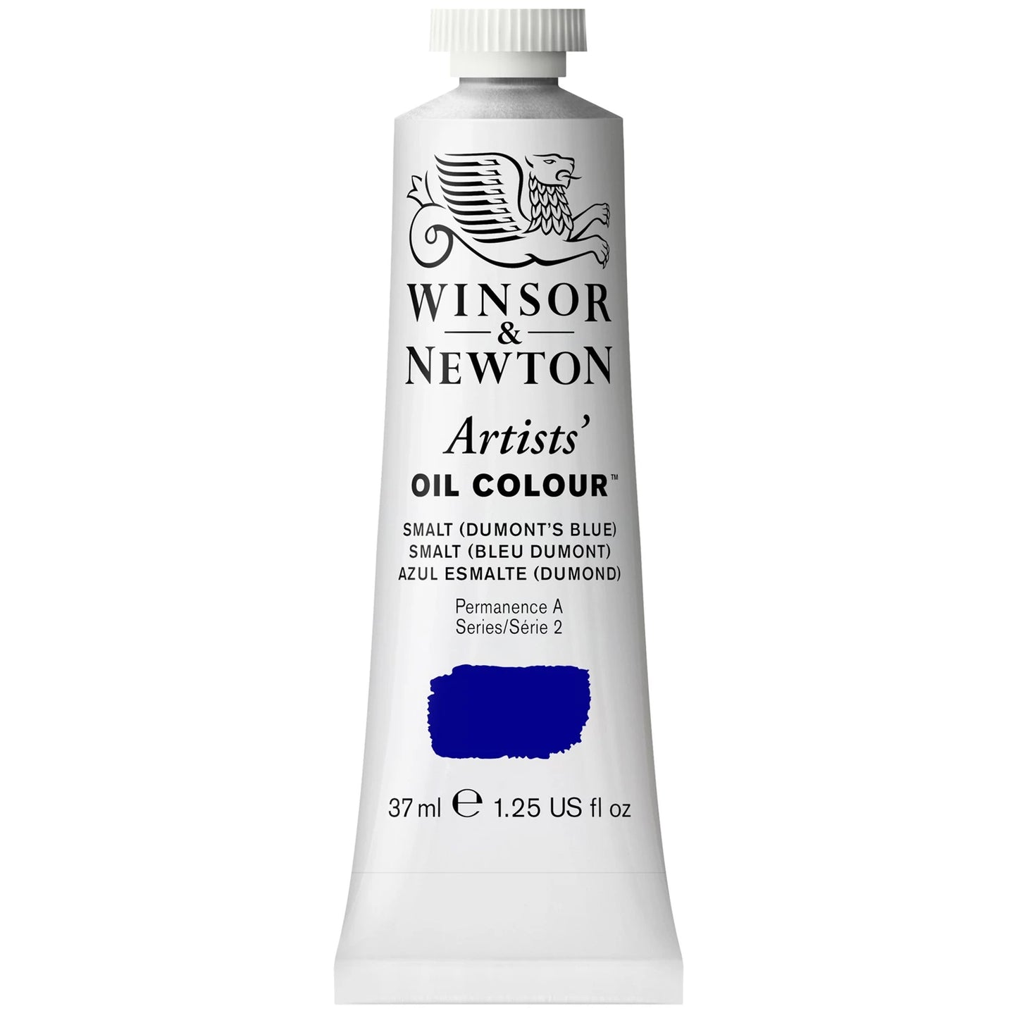 W&N ARTISTS OIL PAINT TUBE 37ML DUMONT BLUE (SMALT)