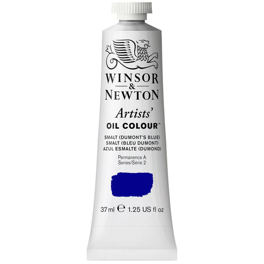 W&N ARTISTS OIL PAINT TUBE 37ML DUMONT BLUE (SMALT)