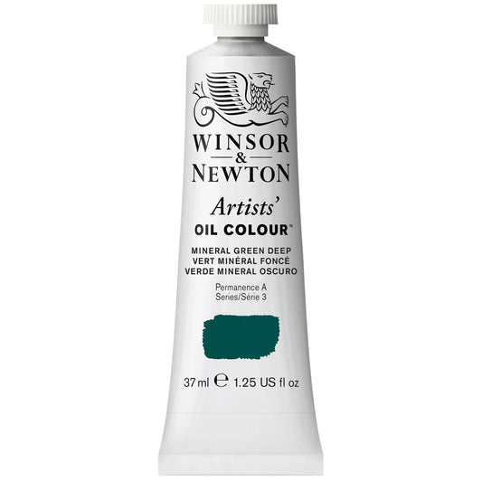 W&N KÜNSTLER-ÖLFARBE TUBE 37ML DUNKLES MINERALGRÜN
