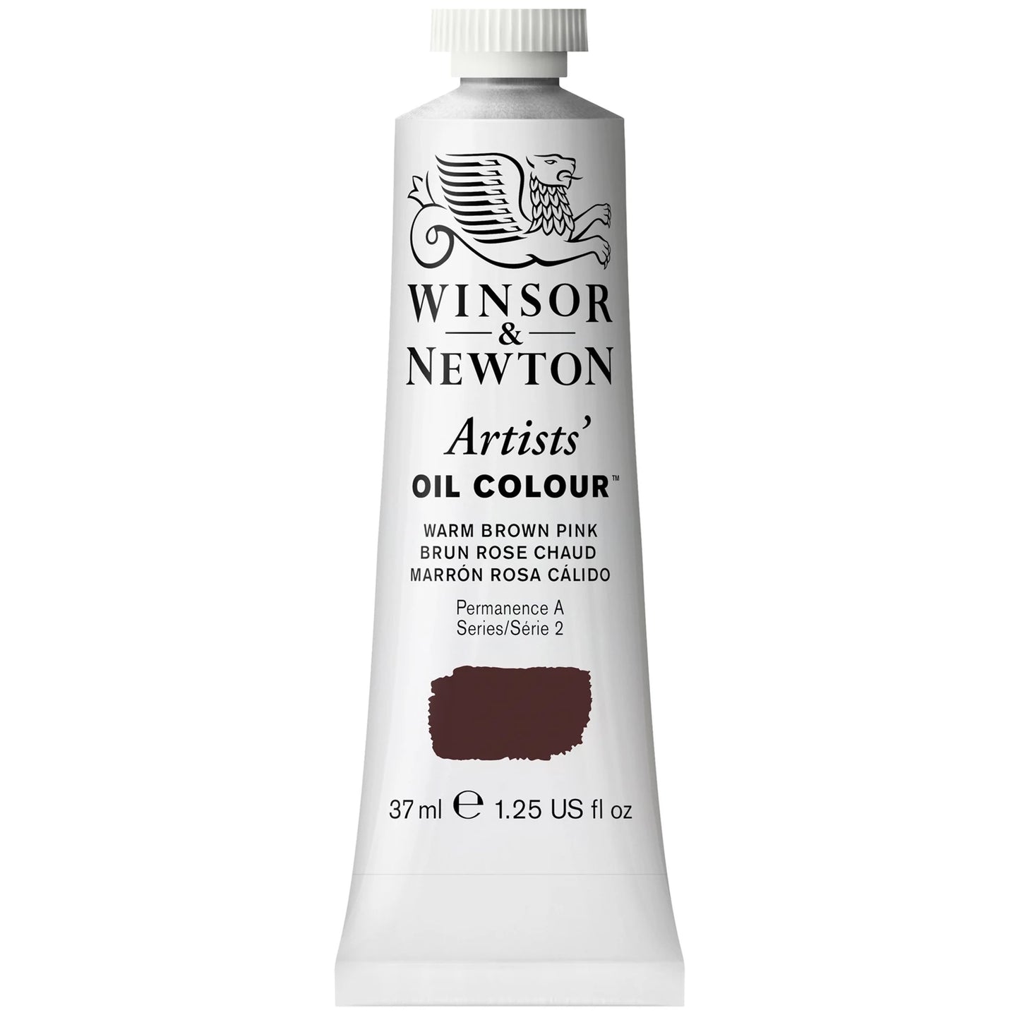 W&N ARTISTS' OIL PAINT TUBE 37ML WARME BRAUNE ROSE
