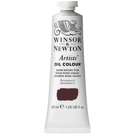 W&N ARTISTS' OIL PAINT TUBE 37ML WARME BRAUNE ROSE