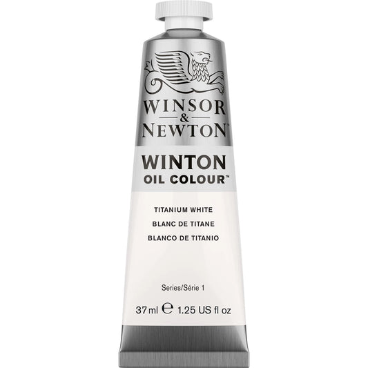 W&N WINTON HUILE TUBE DE 37 ML BLANC DE TITANE