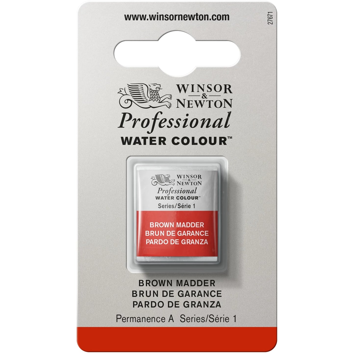 W&N PROF. AQUARELLE 1/2 GODET BRUN DE ROBBIA