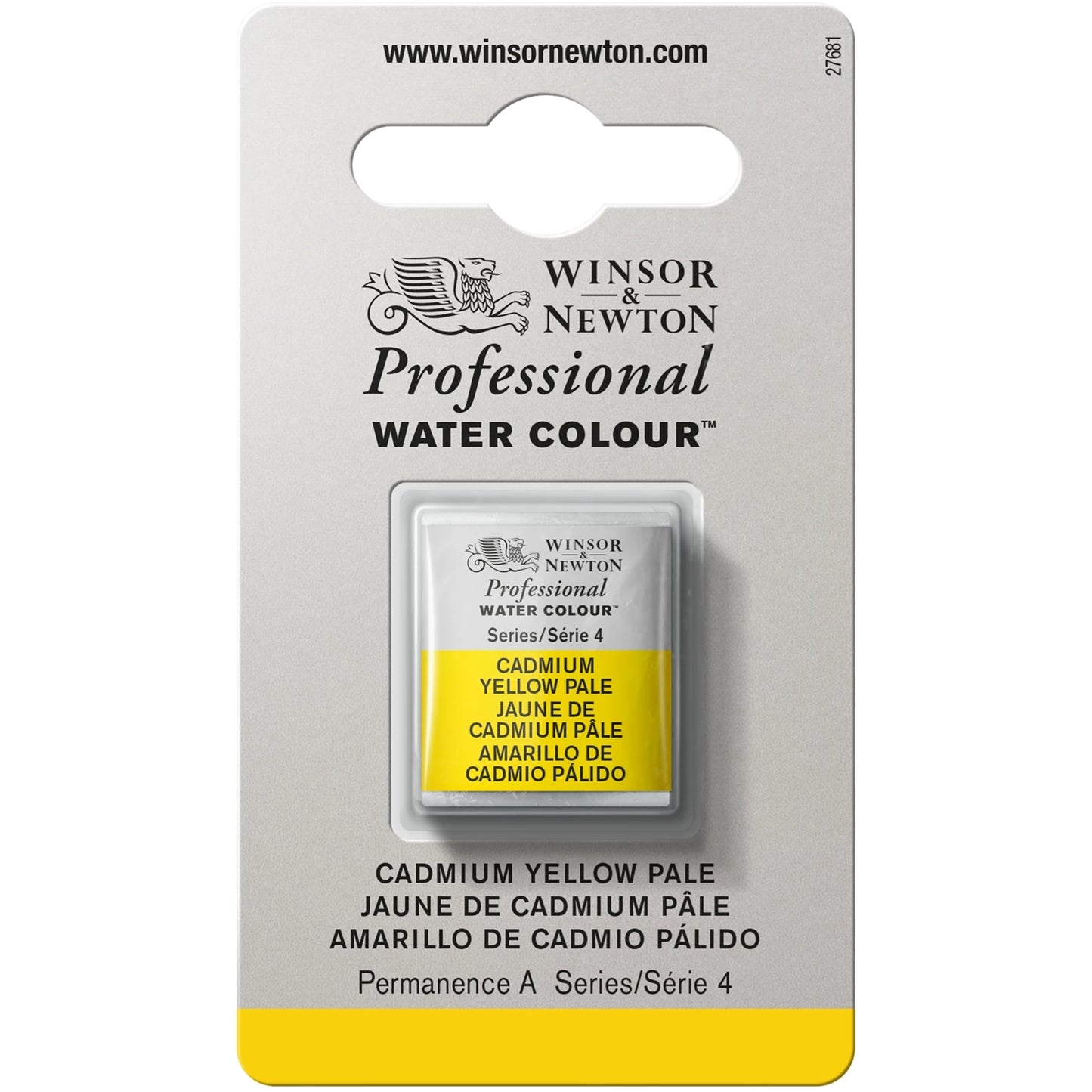 AQUARELLE W&N PROF. 1/2 GODET JAUNE DE CADMIUM CLAIR