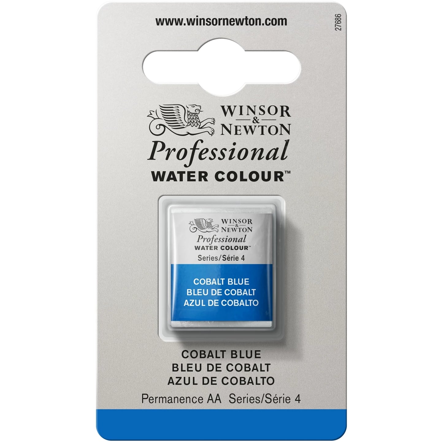 W&N PROF. AQUARELLE 1/2 GODET BLEU COBALT