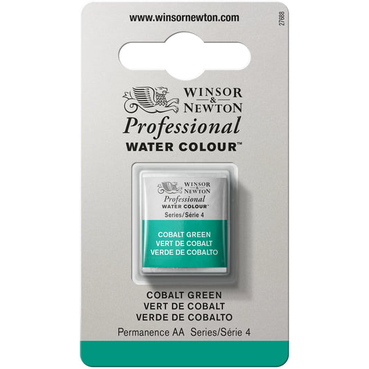 W&N PRO AQUARELLE 1/2 GODET VERT COBALT